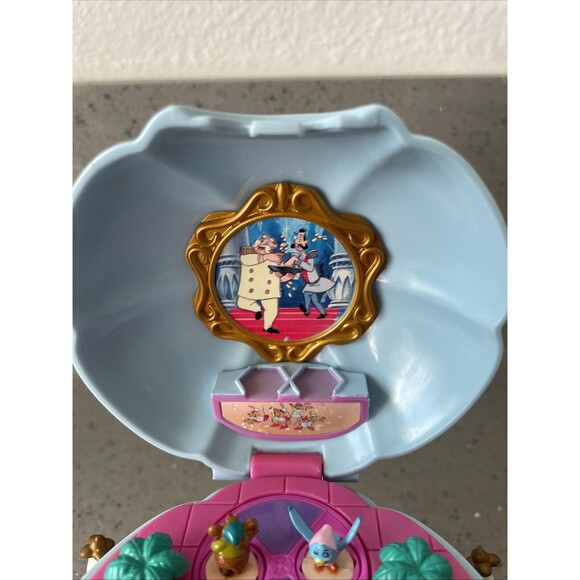 VINTAGE Polly Pocket Cinderella Royal Carriage Playset Coach Disney INCOMPLETE - Picture 11 of 16